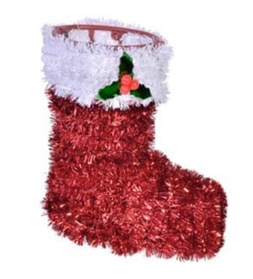 Yılbaşı Çam Ağacı Noel Baba Çizmesi 12 Cm 1 Adet