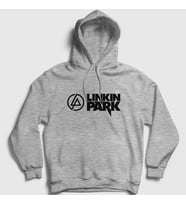 Presmono Unisex Gri Logo V2 Linkin Park Kapüşonlu Sweatshirt 98360tt (Gri)