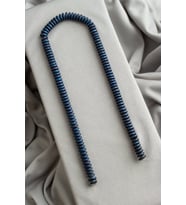 Hematit Doğal Taş Mat Mavi Rondela Kesim 8x3mm Dizi [AA]