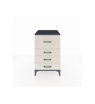 Kronos Komodin 4 Çekmeceli 60x59x96 Antrasit-Aytaşı