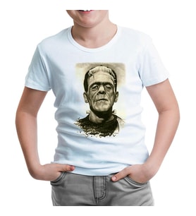Frankenstein Beyaz Çocuk Tshirt