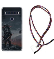 TCL 10L 10 Plus 10SE 20E 20SE 30 L7 Kılıf Boyun Asklı Rasta Silikon Warrior 1653