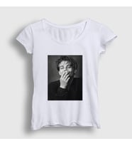 Presmono Kadın Beyaz Kodak Leonardo Dicaprio T-Shirt 465451tt (Beyaz)