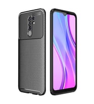 Xiaomi Redmi 9 Kılıf Esnek Soft Karbon Tasarım Legion Serisi (Siyah)