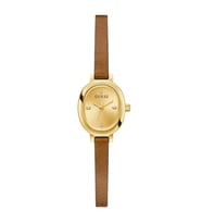 GUESS GUGW0925L2 KAHVERENGİ DERİ KORDON OVAL KADIN KOL SAATİ