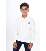 Toontoy Erkek Çocuk Baskılı Sweatshirt (Ekru)