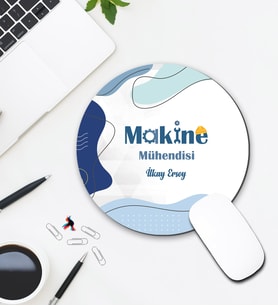 Kişiye Özel Makine Mühendisi Tasarımlı Mouse Pad 049