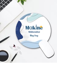 Kişiye Özel Makine Mühendisi Tasarımlı Mouse Pad 049