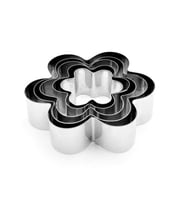 Kek Kurabiye Ve Pasta Kalıbı Metal 5 Li Set 