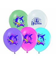 Hayaller Dükkanı Unicorn 10 Lu Balon Karışık Renk