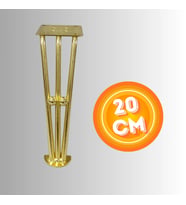 20 CM METAL BONCUKLU KOLTUK AYAĞI MOBİLYA AYAĞI ÜNİTE AYAĞI KONSOL AYAĞI PUF BERJER AYAĞI