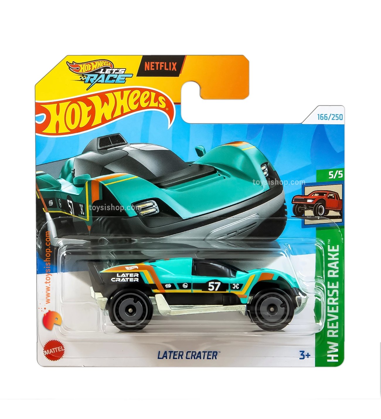 Hot Wheels Later Crater - HW Reverse Rake 166