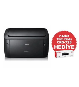 CANON LBP6030B A4 Siyah Laser Yazıcı USB 2.0 Demo+2 Tonerli