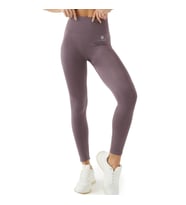 Activera® Kadın Yüksek Bel Dikişsiz Pastel Mürdüm Spor Tayt