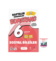 Günay Yayınları 2025-2026 6. Sınıf Bumerang Sosyal Bilgiler 32 Haftalık Denemeler Gün Gün Denemeler Gelişim Güncel (Çok Renkli)