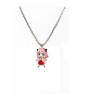 Anime Spy X Family Anya Forger Chibi Kolye Anime Kolye Gümüş Kaplama