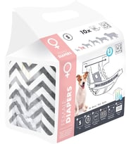 DIAPERS DİŞİ KÖPEKLER İÇİN KÜLOT (S) 10LU