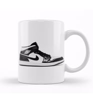 Jordan 1 Mid Carbon Fiber Kupa Bardak Porselen