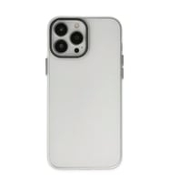 Apple iPhone 14 Pro Kılıf Modos Metal Kapak - Şeffaf