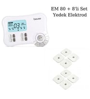 Beurer EM 80 Kaslar için Terapi Masaj EMS Cihazı ve 8'li Set Yedek Elektrodlar