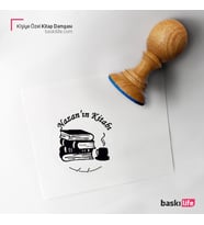 Kişiye Özel Kitap Damgası Kitap Mührü Kaşe Kitap Mühür Özel Damga 283