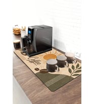 Valerine Life Barista Kahve Barı Matı 40x90cm Espresso Makinesi Çaycı Altlığı Güneşli Coffee