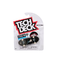 Tech Deck – Stereo – Siyah Zemin Kaykaycı Fotoğraf Grafik – Parmak Kaykay