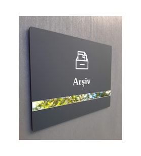 Soft Seri Arşiv Kapı İsimliği