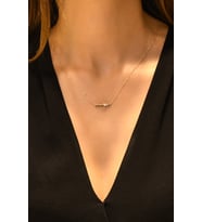 TAŞLI ÇITIR KOLYE 14 AYAR A058841