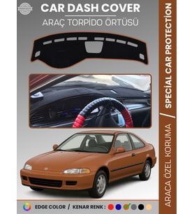 HONDA CIVIC (1994-2000) Torpido Örtüsü Ön Panel Torpido Koruma Tam Uyum Çatlamayı Önler Kolay Montaj