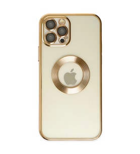 Apple İphone 12 Pro Kılıf Slot Silikon - Gold