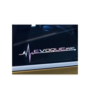 Rover Evoque Yan Cam Sticker Oto Kapı 20 Cm X 7 Cm Hologram c81
