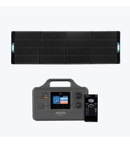 ANTFEA S1000 Pro Taşınabilir Güç Kaynağı + 300W Taşınabilir Güneş Paneli [ 1.2 kW / 1 kWh / 300 W ]