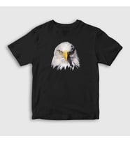 Presmono Unisex Çocuk Siyah Eagle V2 Kartal T-Shirt 314192tt