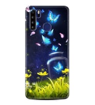 Reeder P13 Blue Max Kılıf Desenli Silikon Neon Butterflys