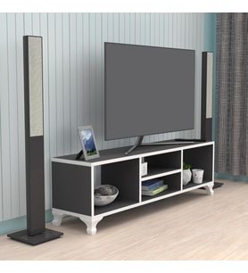 Kenzlife televizyon sehpası tokyo gri 038*080*30 tv ünitesi (Karışık)