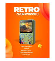 Mey İthalat® 500 Oyun Hafızalı G5 Game Box – Renkli LCD Ekranlı