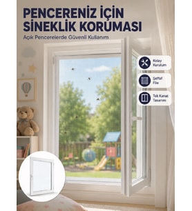 Sinek ve Uçan Böceklere Karşı Koruyucu Pencere Sineklik Filesi