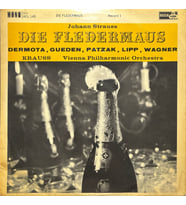 Johann Strauss Jr. – Die Fledermaus 2 Plak Set Record 1 Ve Record 2 Classic LP Plak (Karışık)