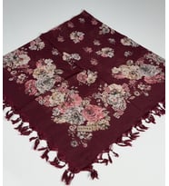 Eripek Sökme Boncuklu Tülbent 06361 (Bordo)