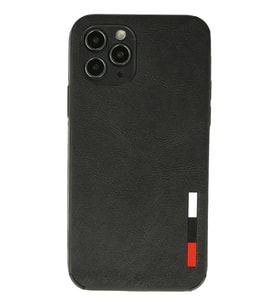 Durukar® iPhone 11 Pro Max Kılıf Loop Deri Silikon - Siyah