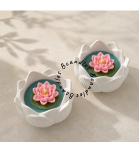 Lotus Nilüfer mum hediyelik