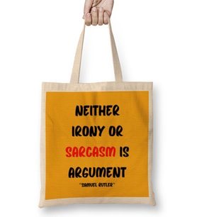 Sarcasm Funny Sayings Quote lover Gift For Women And Men - Vintage Retro Rainbow Style Bez Çanta Uzun Saplı
