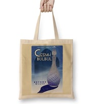 Cesm-i Bülbül Bez Çanta Uzun Saplı