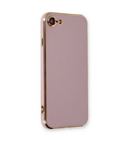 Apple İphone 7 Kılıf Volet Silikon - Mor