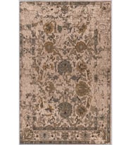 Eliana Home Baskılı, Yıkanabilir Kaymaz Taban Salon Halısı LNA0261 100x150 cm (Kahverengi)