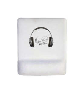 Headphone Bilek Destekli Mouse Pad