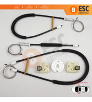 VW New Beetle 1997-2011 3-Kapı HB 1C0837655 İçin Elektrikli Ön Sağ veya Sol Cam Kriko Tamir Seti