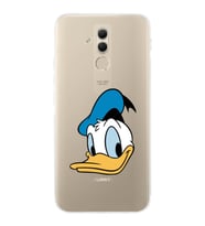 Huawei Mate 20 Lite  Kamera korumalı Kapak Donald Duck Tasarımlı  Şeffaf Kılıf