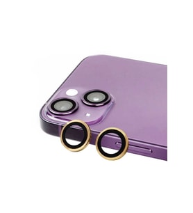 Apple iPhone 15 Plus Uyumlu Zore CL-07 Kamera Lens Koruyucu (Sarı)